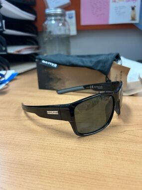 SUNCLOUD Black Frame with Grey Tinted Lenses Sunglasses